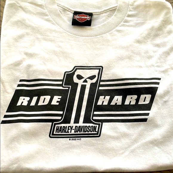 Harley-Davidson Other - Harley-Davidson White Graphic Men's Shirt